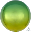 Yellow-Green Ombre Orbz Balloon (16 Inch)