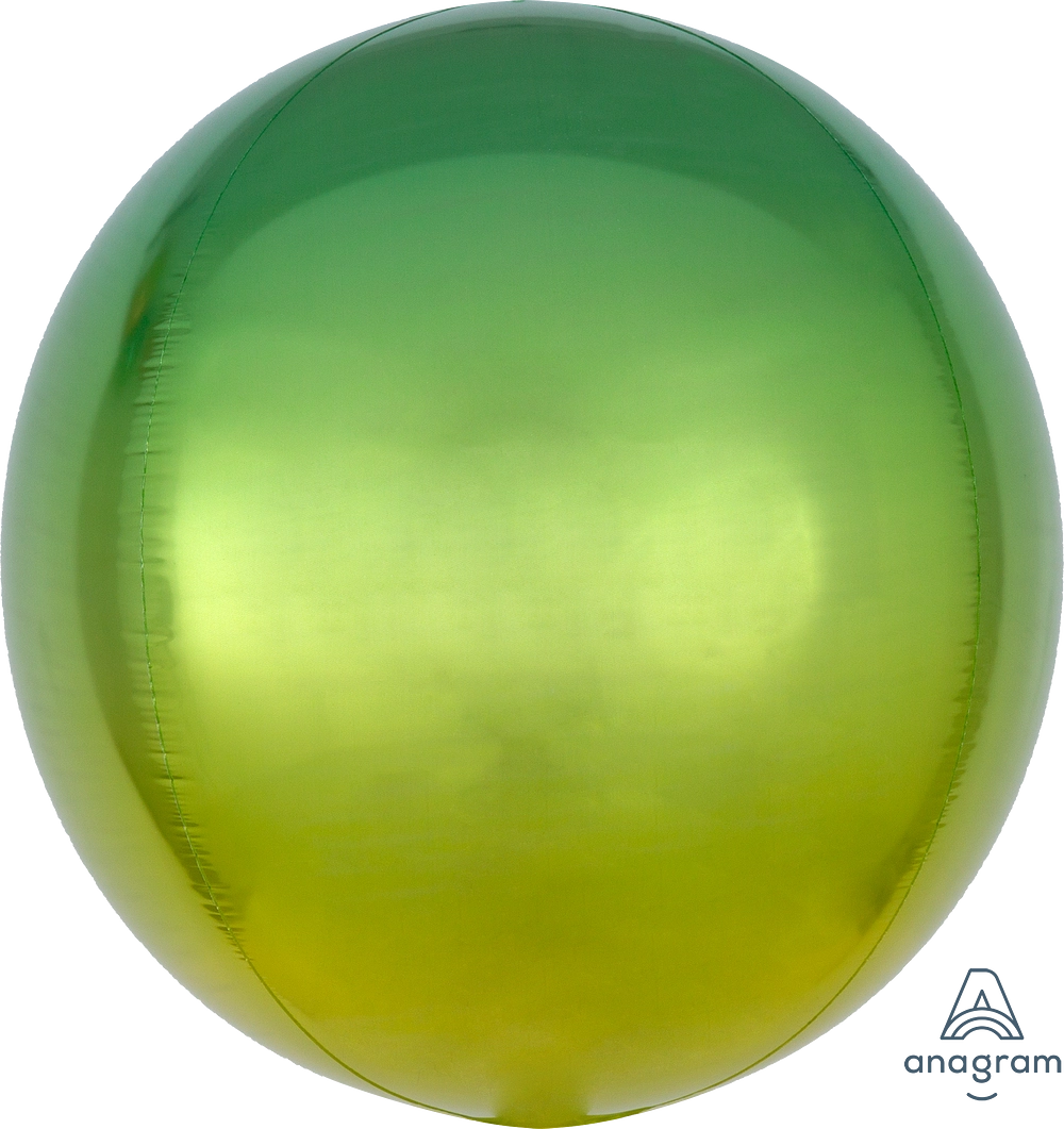 Yellow-Green Ombre Orbz Balloon (16 Inch)