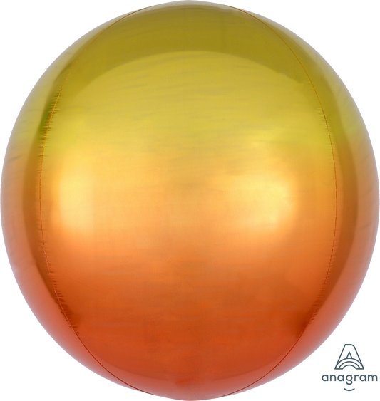 Yellow-Orange Ombre Orbz Balloon (16 Inch)