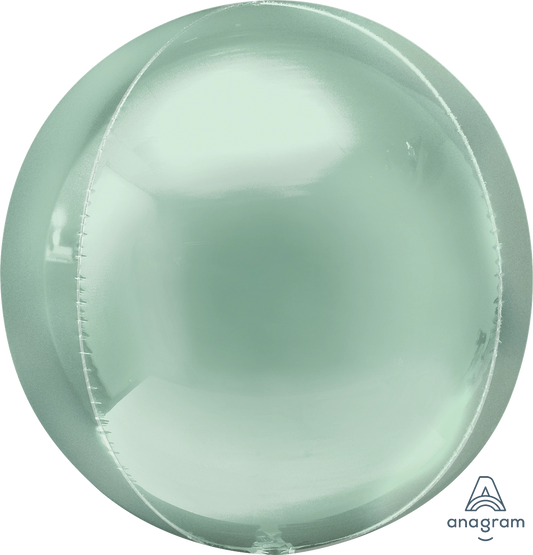 Pastel Mint Green Solid Orbz Balloon (15 Inch)