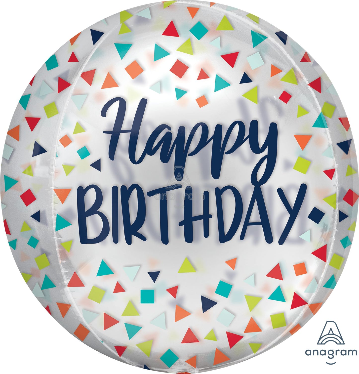 Happy Birthday Reason to Celebrate Orbz Balloon (16 Inch)