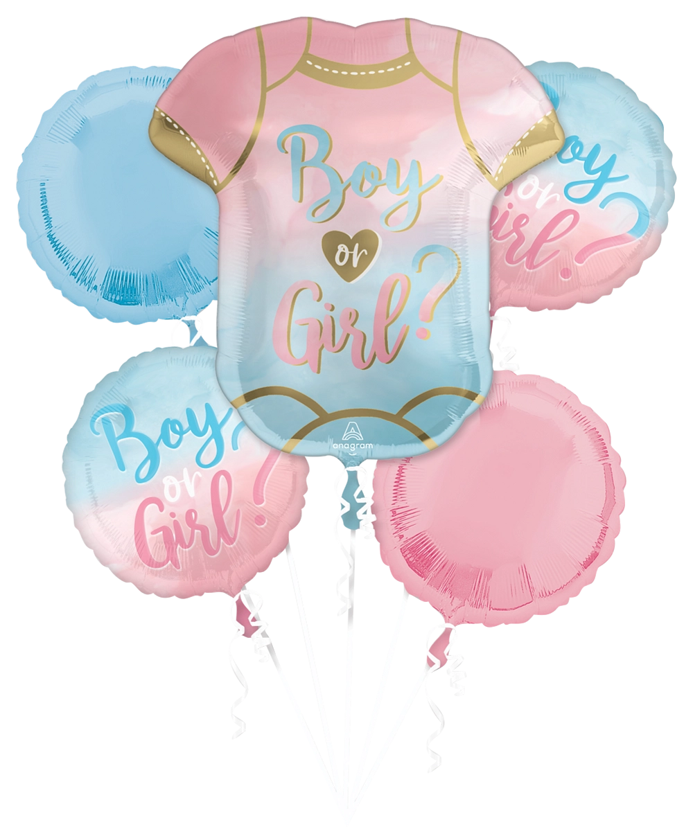 Boy or Girl Gender Reveal Basic Bouquet Kit