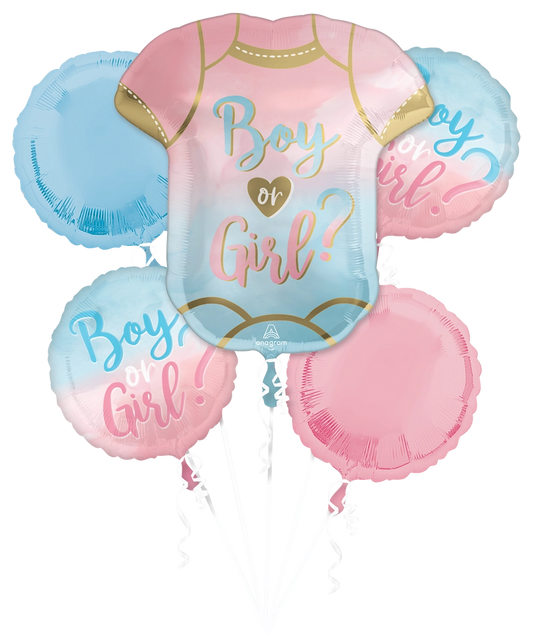 Boy or Girl Gender Reveal Basic Bouquet Kit