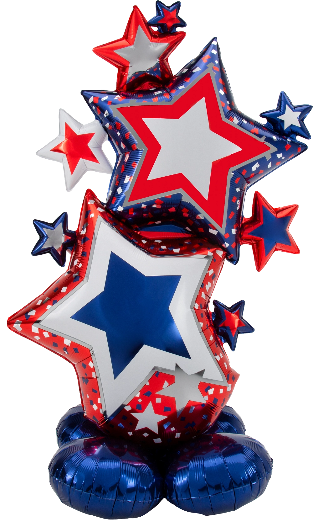 Patriotic Starlet Cluster Airloonz Balloon (59 Inch)