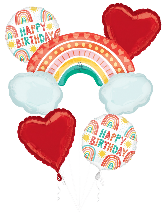 Retro Rainbow Birthday Bouquet Kit