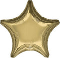 White Gold Star Foil Balloon (18 Inch)