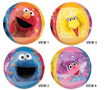Sesame Street Elmo Orbz Balloon (15 Inch)