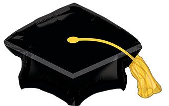 Simple Grad Cap Balloon