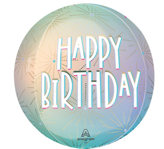 Pastel Dream Birthday Orbz Balloon