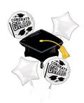White Grad Bouquet