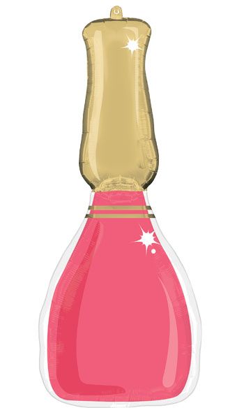 Pink Nail Polish Spa Party Balloon (41 Inch)