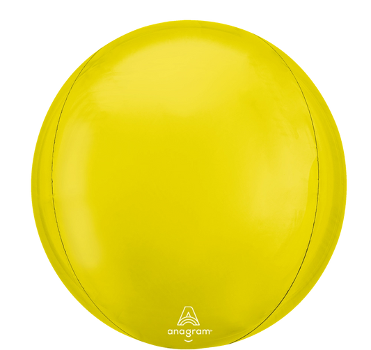 Vibrant Yellow Orbz Balloon (15 Inch)