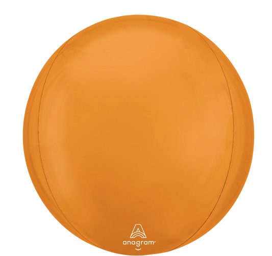 Vibrant Orange Orbz Balloon (15 Inch)
