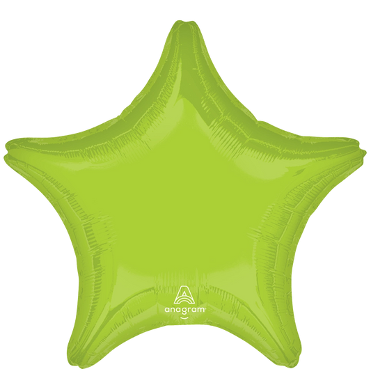 Vibrant Green Star Balloon (18 Inch)