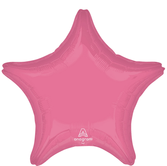Vibrant Pink Star Balloon (18 Inch)