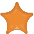 Vibrant Orange Star Balloon (18 Inch)