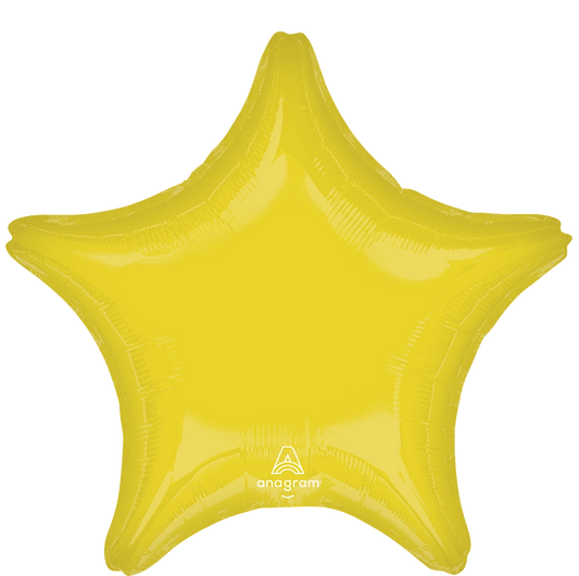 Vibrant Yellow Star Balloon (18 Inch)