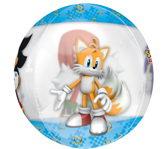 Sonic Characters Orbz Clearz Balloon (15 Inch)