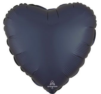 Navy Heart Balloon (18 Inch)