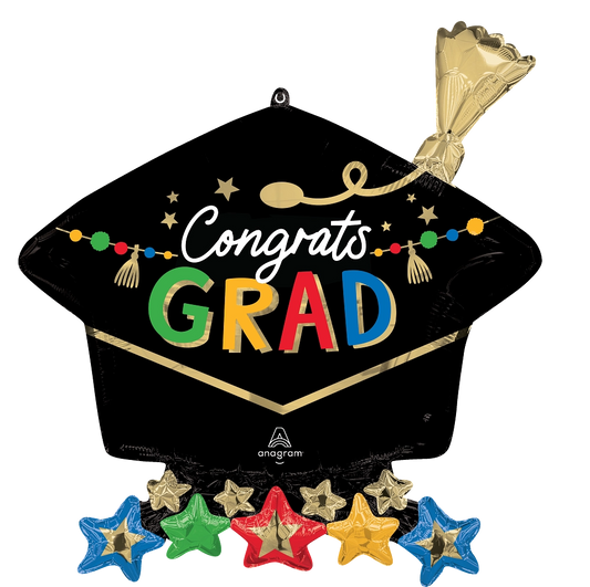 Grad Party Grad Cap Balloon