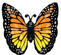 Monarch Orange Butterfly Balloon