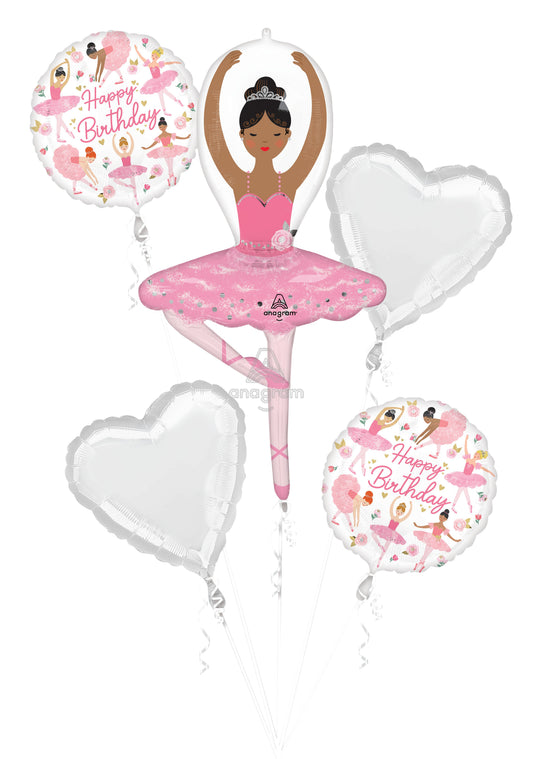 Dark Birthday Girl Ballerina Dancer Bouquet Kit