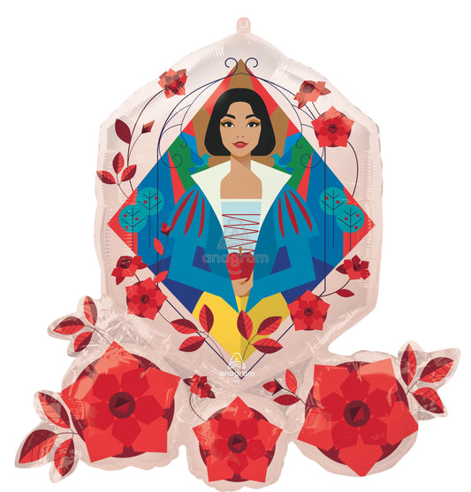 Modern Snow White Supershape Balloon (30 Inch)