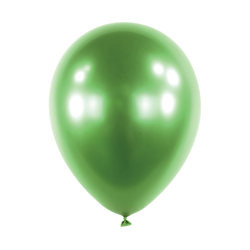 Satin Green Latex Balloon (11 Inch)
