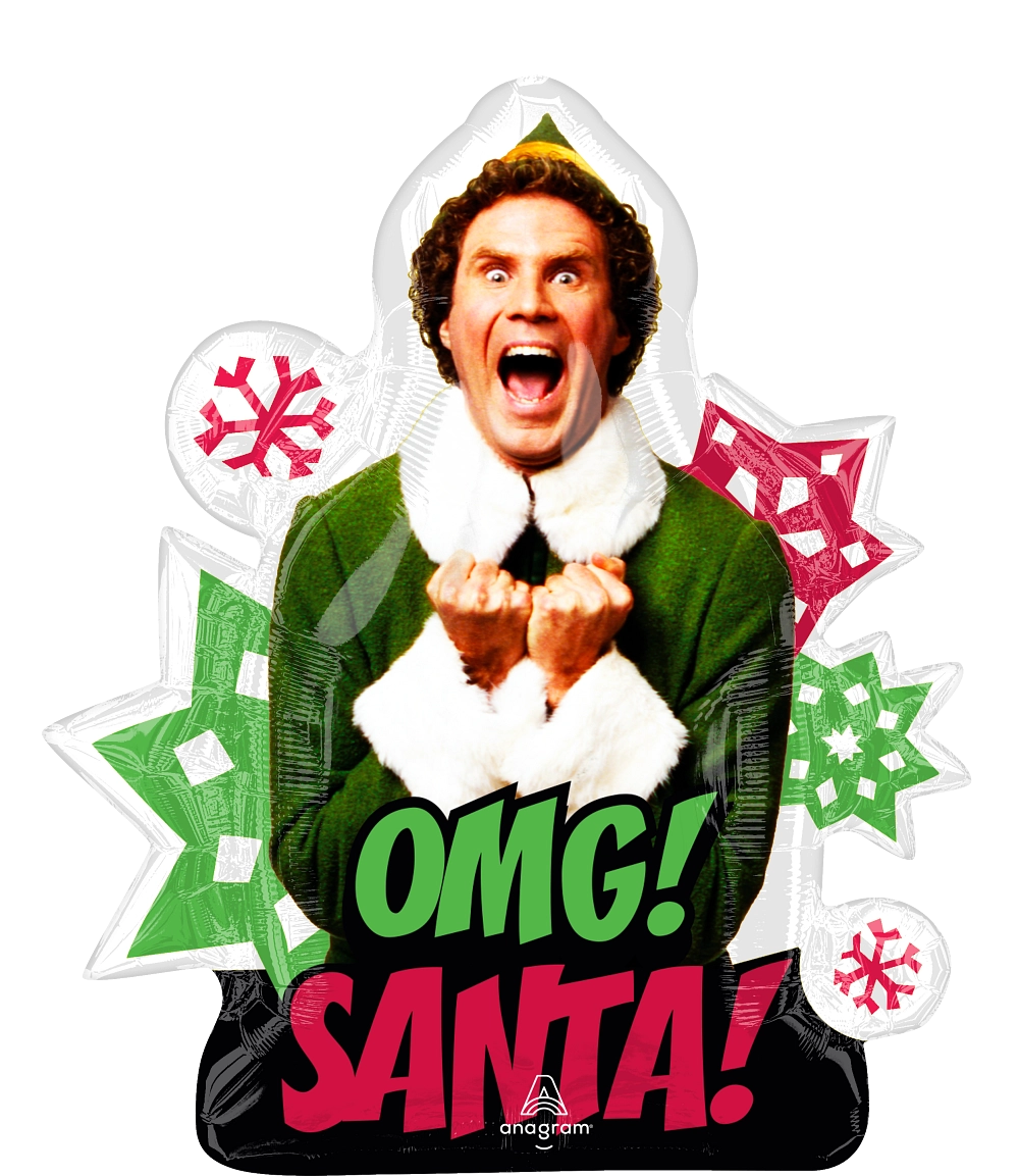 Oh My God! Santa! Buddy the Elf Balloon
