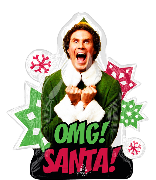 Oh My God! Santa! Buddy the Elf Balloon