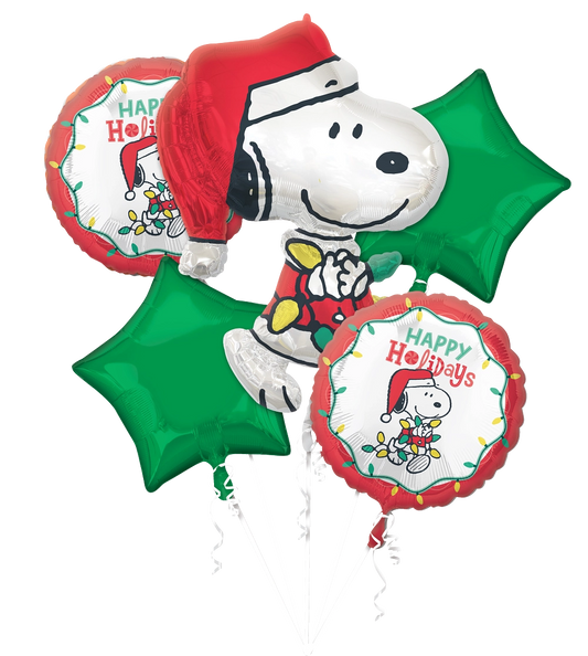 Snoopy Peanuts Christmas Bouquet