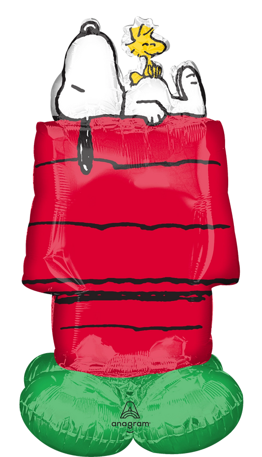 Snoopy Doghouse Peanuts Jr. Airloonz Balloon (37 Inch)