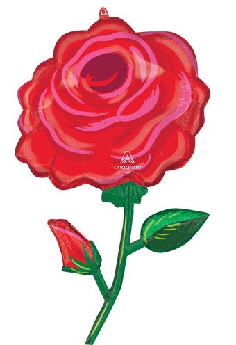 Radiant Rose Foil Balloon (38 Inch)
