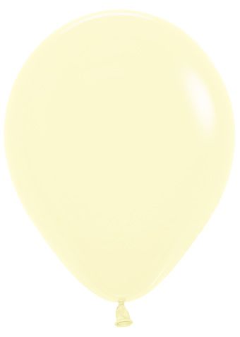 Pastel Yellow Latex Balloon (11 Inch)