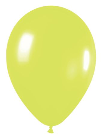 Neon Yellow Latex Balloon (11 Inch)