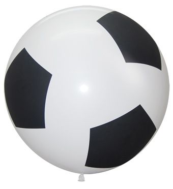 Soccer Ball Latex Balloon (30 Inch)