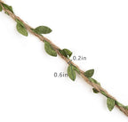 Braided Twine & Leaves Balloon Tail