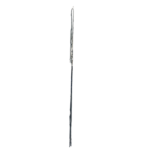 Silver Hanging Streamer Balloon Tails