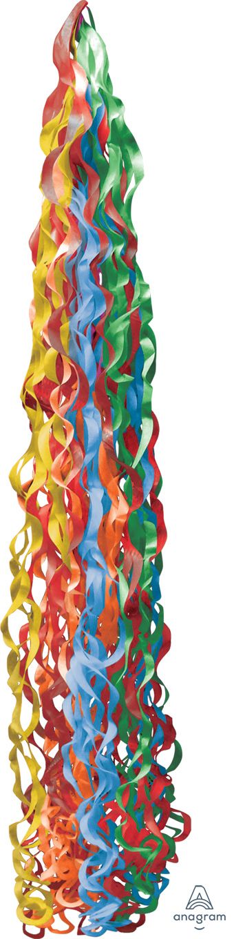 Primary Rainbow Twirlz Balloon Tail