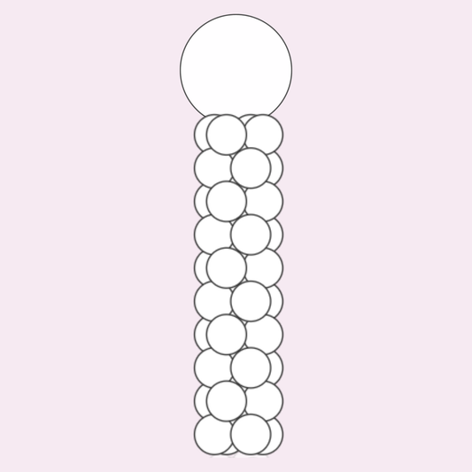 Custom 5 Foot Classic Balloon Column