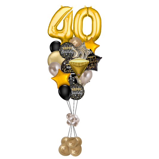 40th Birthday Elegant Age Designer's Choice Bouquet