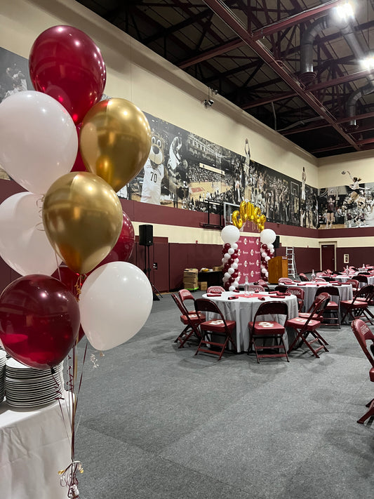 Custom 10 Piece Latex Balloon Bouquet