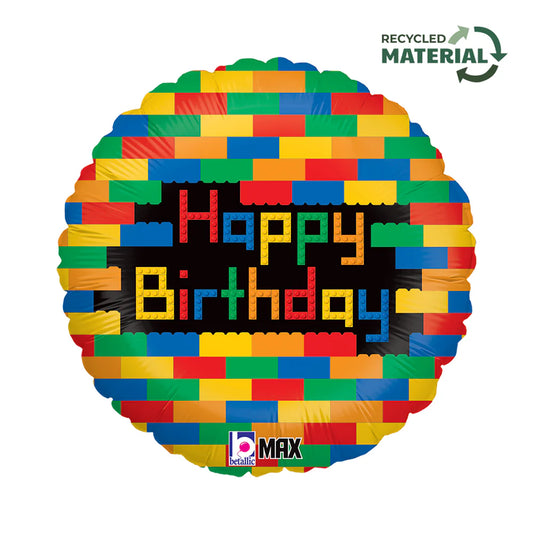 Birthday Blocks Foil Balloon