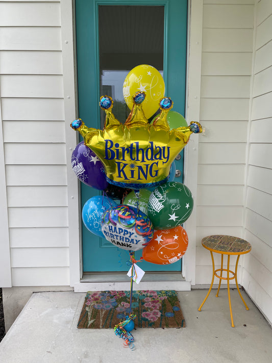 Birthday King Crown Balloon (36 Inch)