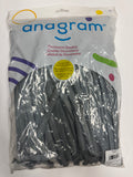 Fashion Grey Solid 360 Twisting Latex Bag