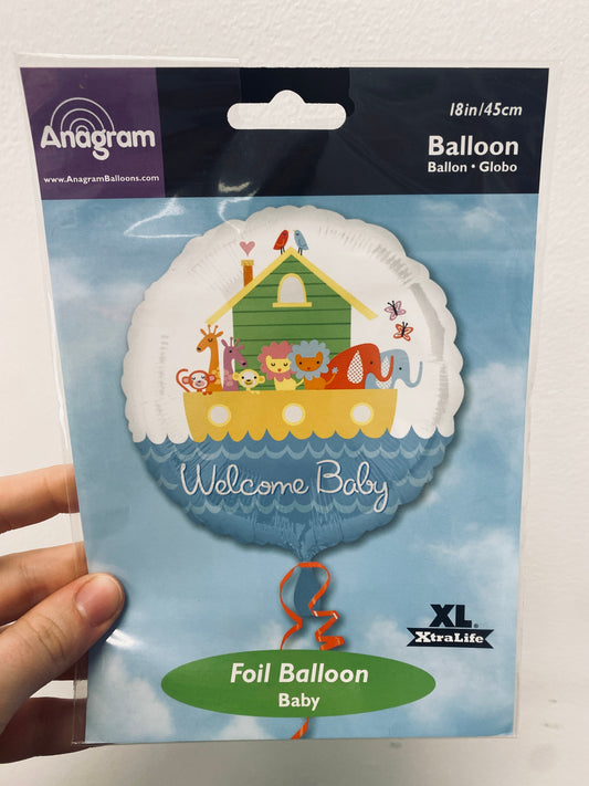 Welcome Baby Ark 18" Foil Balloon