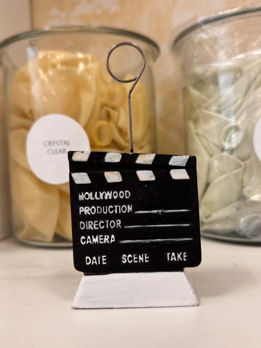 Hollywood Clap Board Balloon Anchor Weight