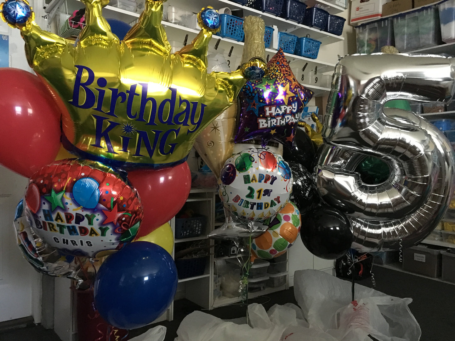 Birthday King Crown Balloon (36 Inch)