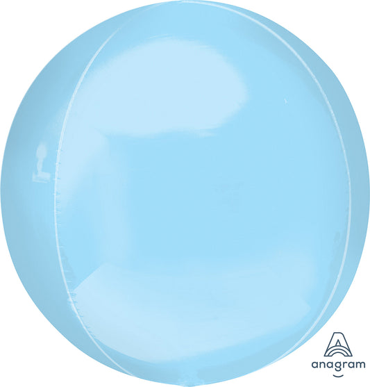 Pale Blue Jumbo Orbz 21" Foil Balloon