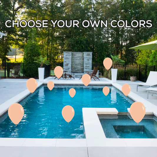 Choose Your Own Colors - Small Latex Balloons Pool Package